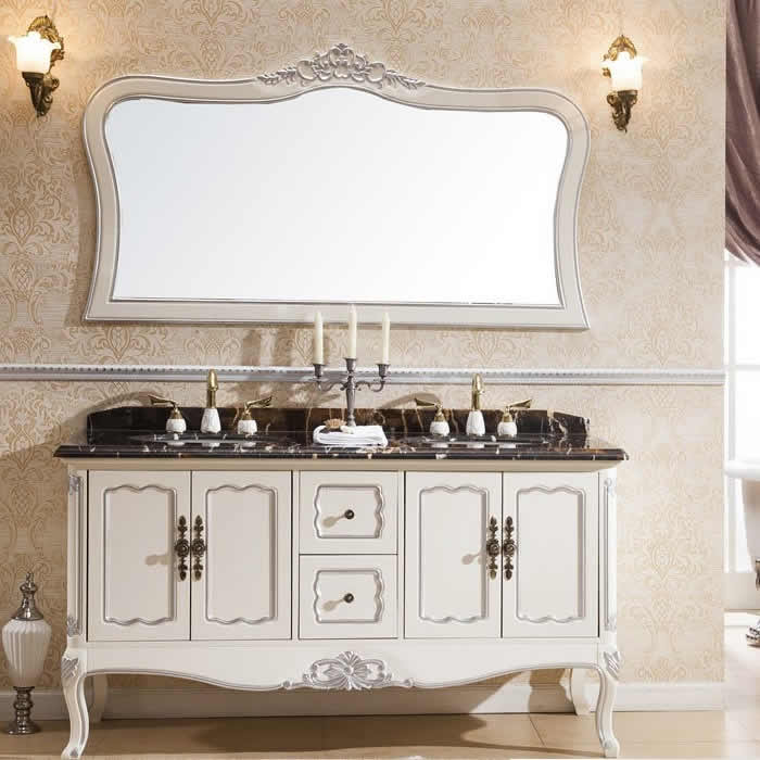 科勒欧式实木浴室柜美式仿古浴室柜组合洗手台
